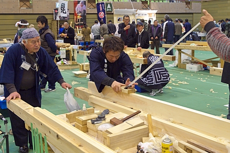 直井さんが隣に～！！　秦野大会　全国削ろう会