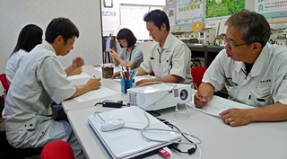 ６月２９日　社内定例会議　打合せ状況